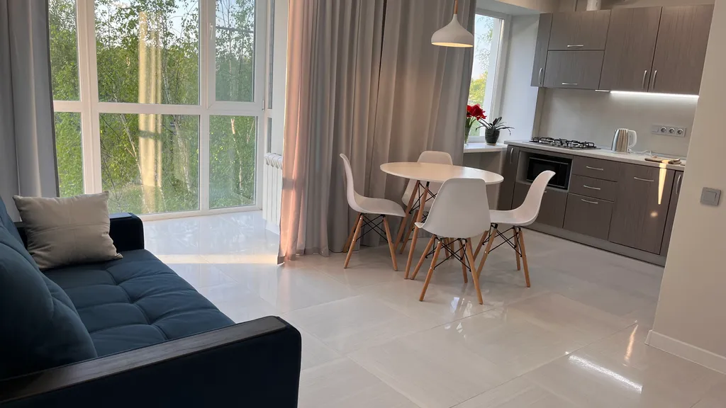 Квартира Уютная квартира-студия с дизайнерским ремонтом в центре города — Ярославль