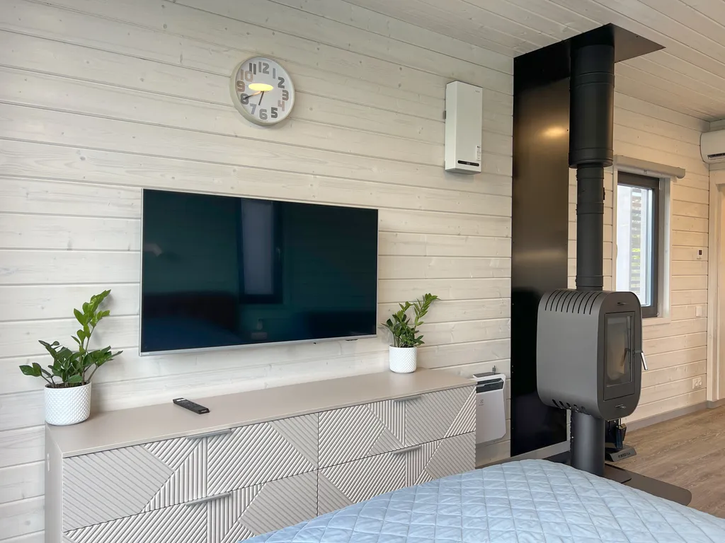 Дом-студия с сауной на озере