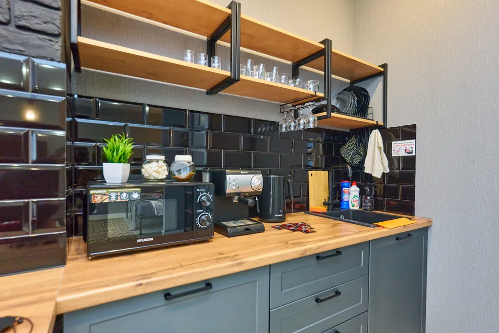 Современная студия в новом доме