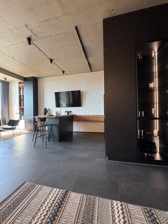 Квартира Большая 1к квартира в стиле эко-лофт, с панорамным видом на море — Геленджик