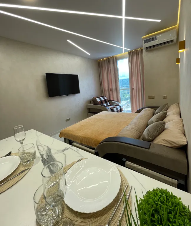 Квартира Квартира Просторная и современная студия с видом на горы в ЖК Сочи парк — Сочи