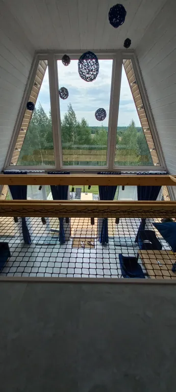 Коттедж Новый большой А-фрейм с видом на лес — Казань