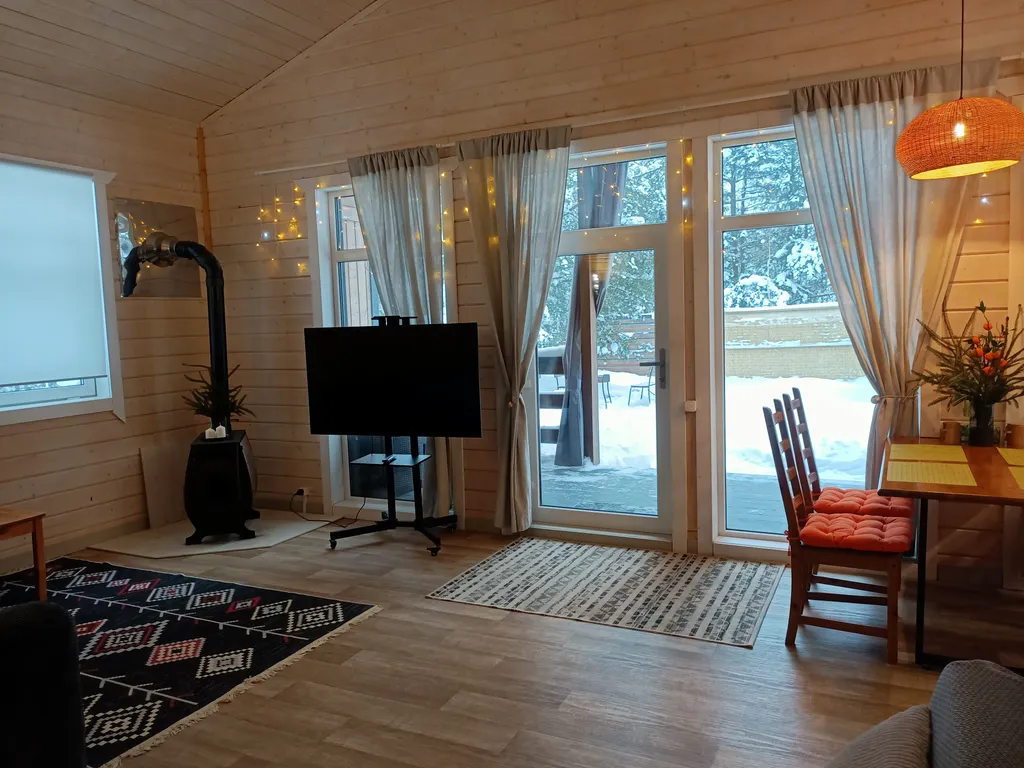 Уютный барнхаус с видом на лес