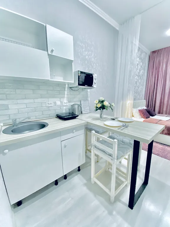 Квартира Квартира Новая комфортная студия возле озера — Горячий Ключ