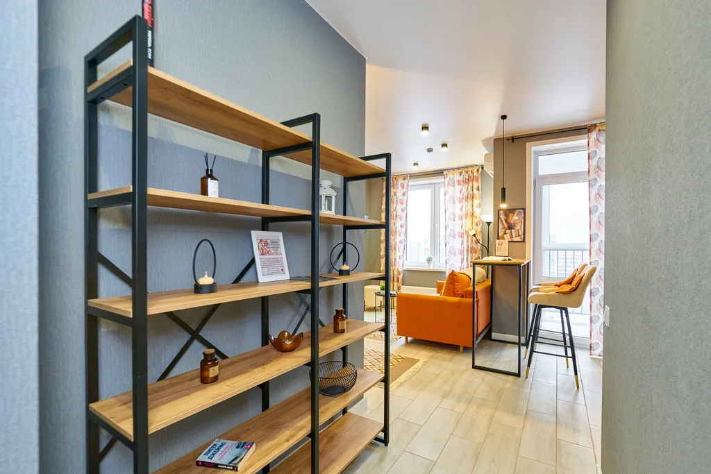 Современная студия в новом доме