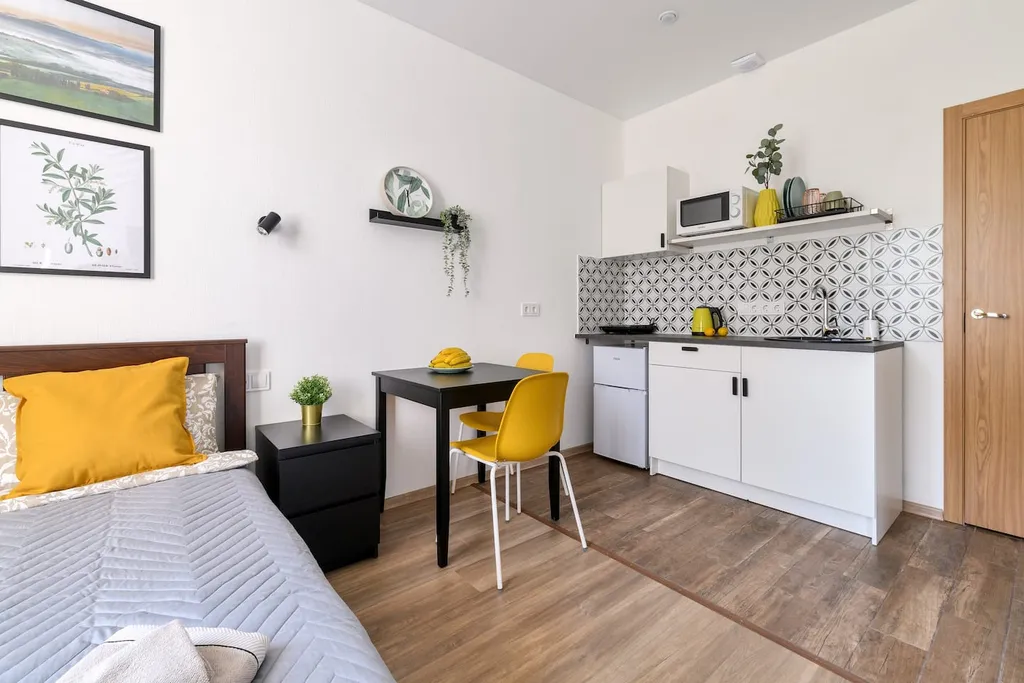 Квартира Квартира Студия у НИИ онкологии — Песочный