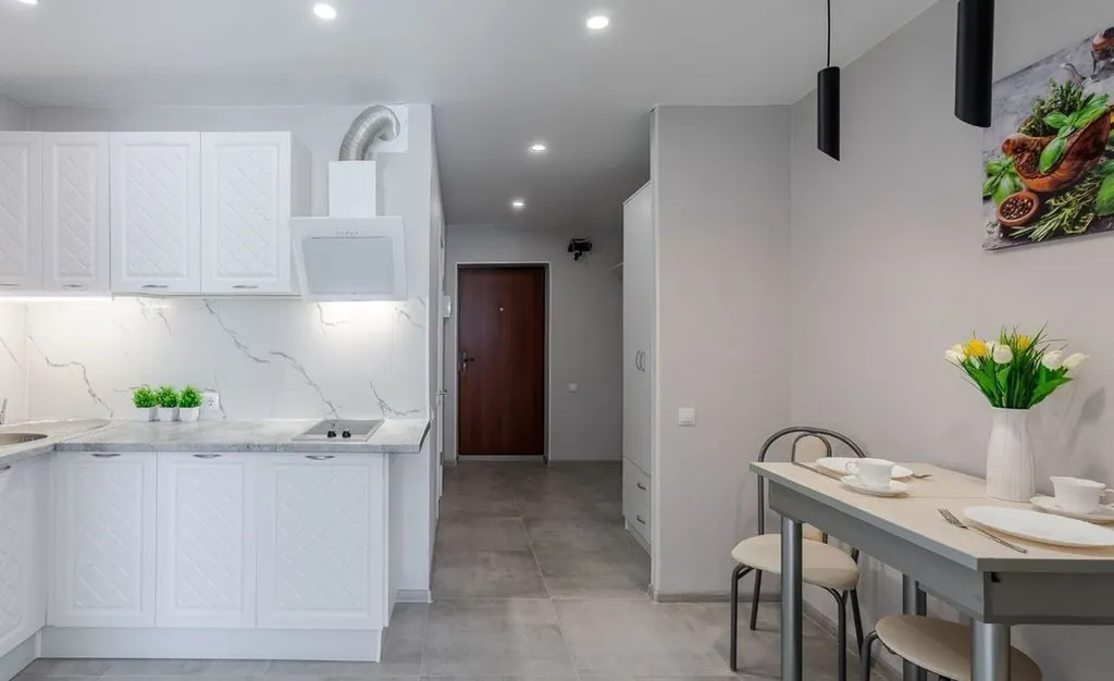 Апартаменты Квартиркаплаза у Самарских терм, проекционный экран