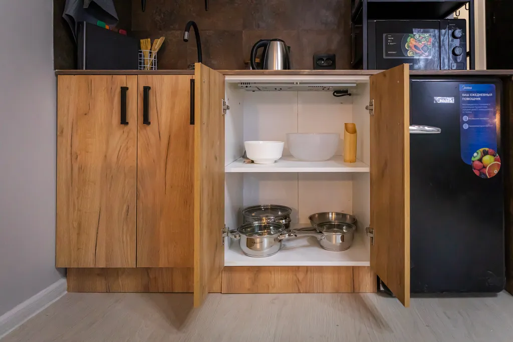 Уютная студия с видом на сосны