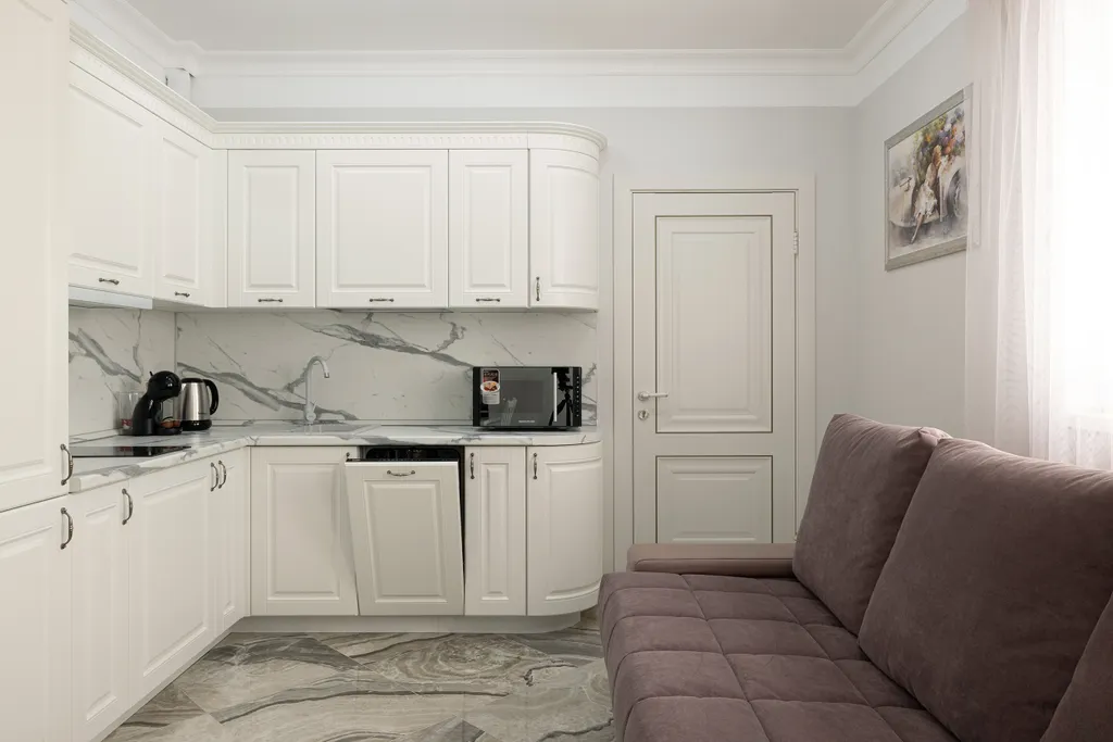 Трехкомнатная квартира с посудомоечной машиной и доп ванной комнатой