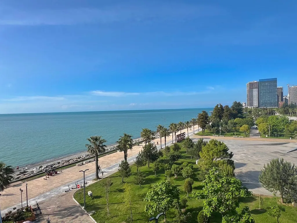 Двухкомнатные апартаменты с видом на море и парк, Batumi View