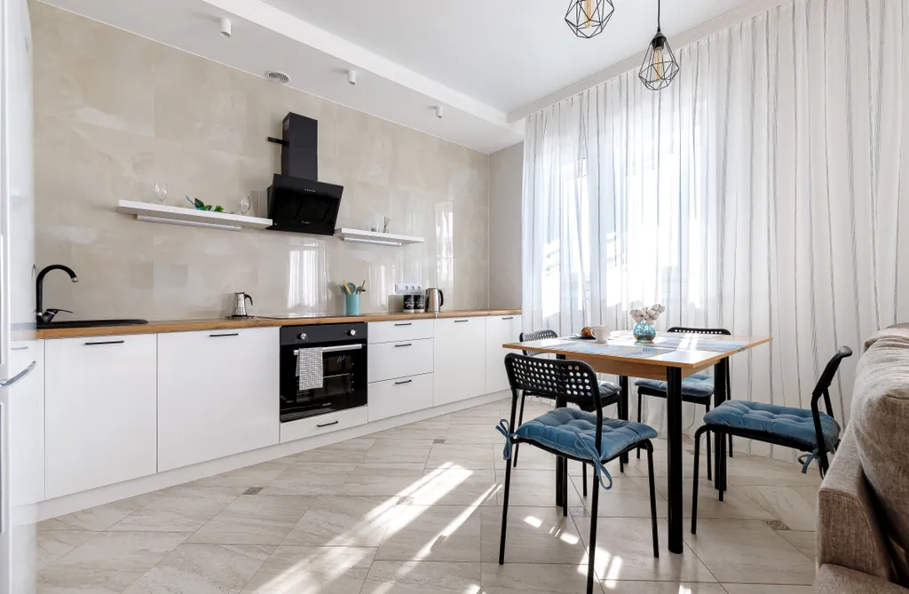 Квартира Стильные апартаменты с потрясающим видом на реку Кубань — Краснодар