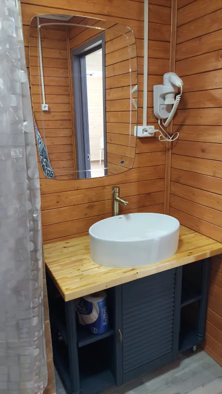 Современный дом с видом на лес