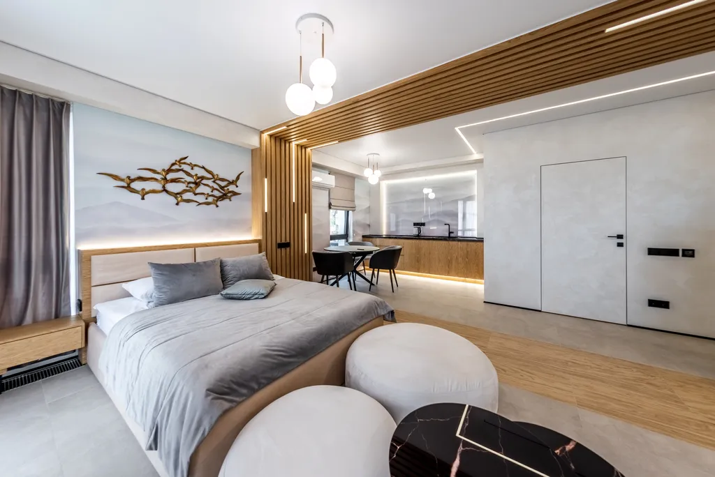 Квартира Большая романтическая студия с джакузи и видом на море в ЖК Моравия — аренда посуточно в Сочи