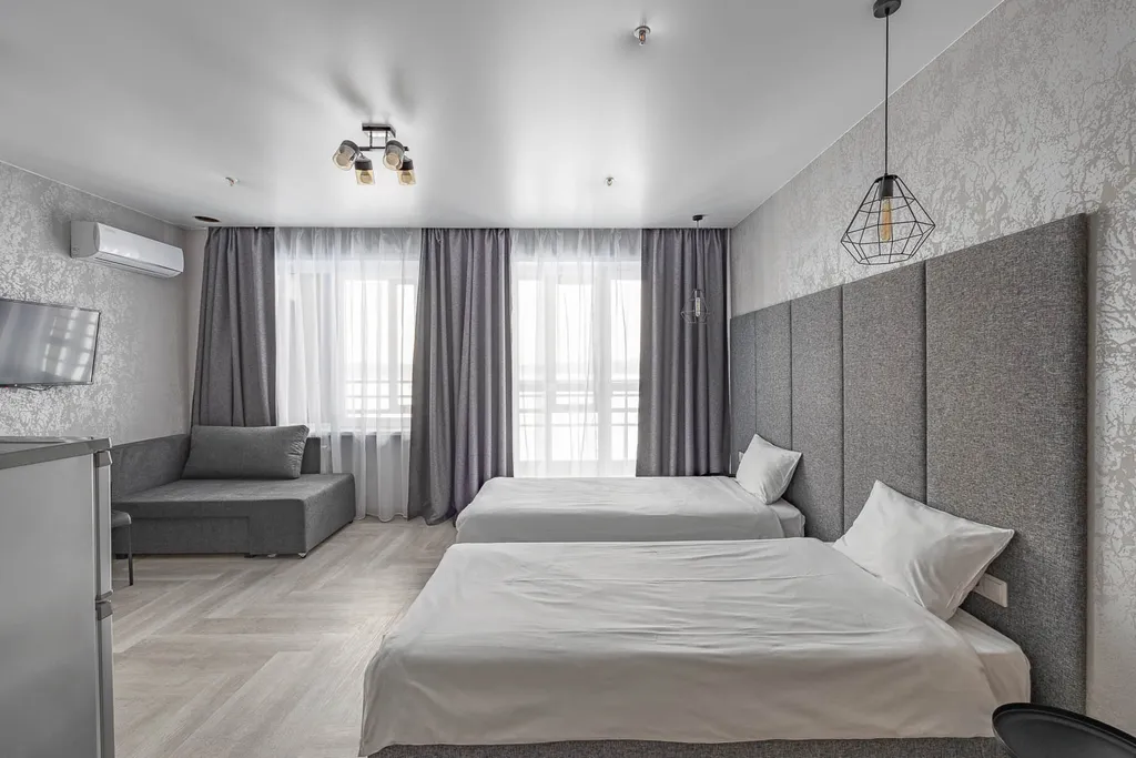 Квартира Полулюкс Трехместный с видом на реку (Твин) — аренда посуточно в Новосибирск