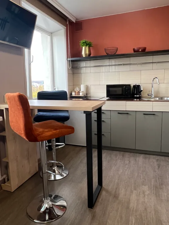 Студия с видом на вулканы в отличном районе города