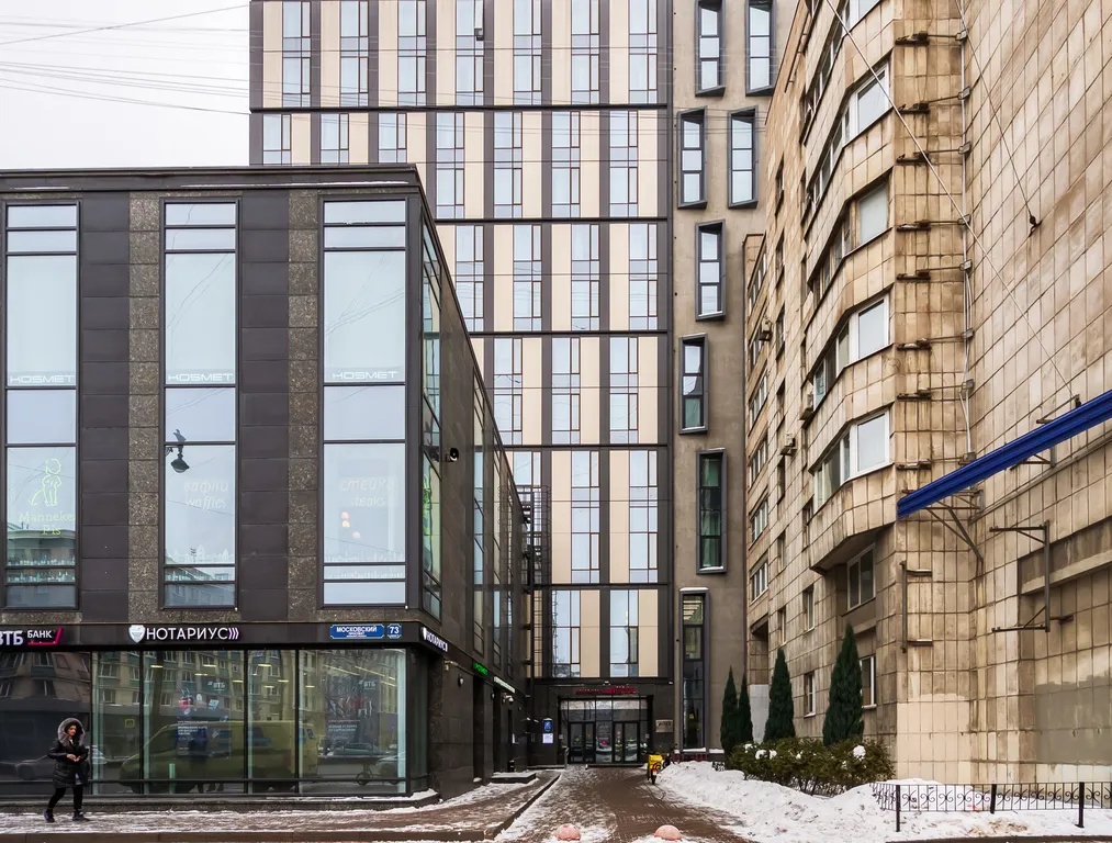 Квартира Квартира Просторная студия рядом с центром — Санкт-Петербург