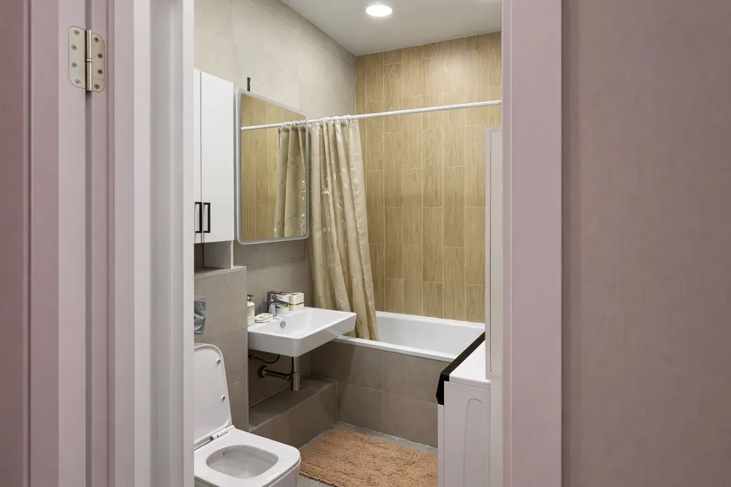 Продуманная 2-х комнатная квартира с ванной