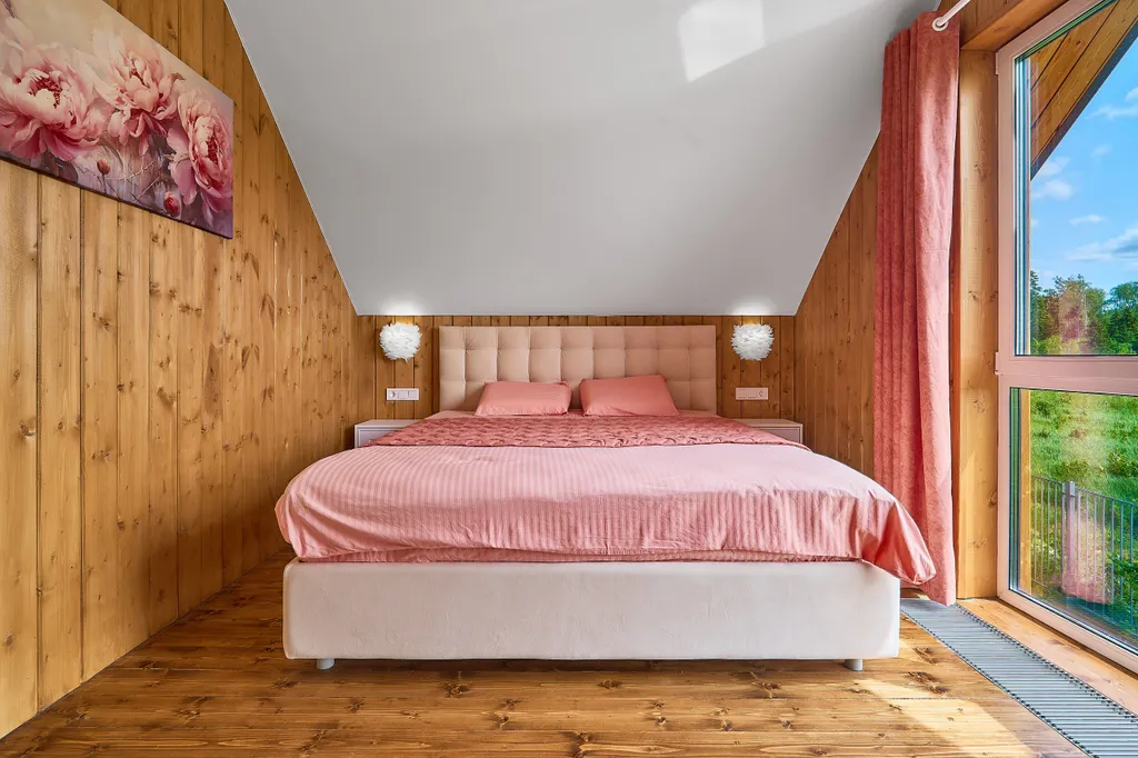 Коттедж Барнхаус с баней, видом на лес — Истра