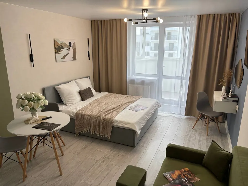 Квартира Квартира Эксклюзивная студия «Облако» рядом с самарскими термами — Самара