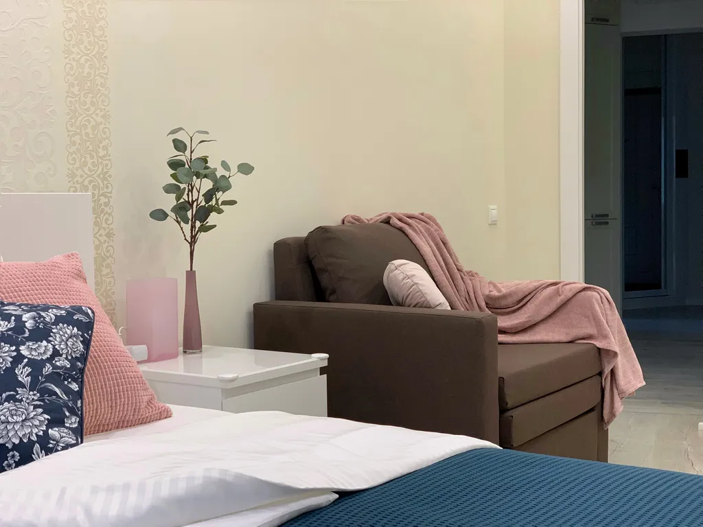 Квартира Апартаменты Grand-Marina Premier с балконом и видом на пальмовую аллею — Сочи
