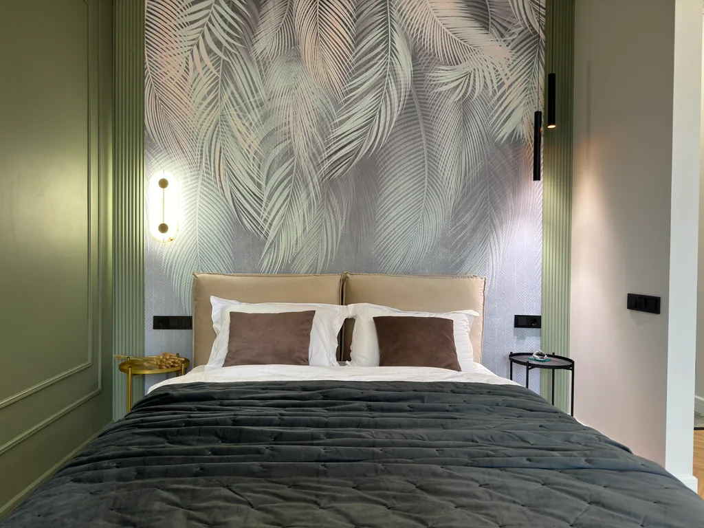 Просторная студия с видом на горы