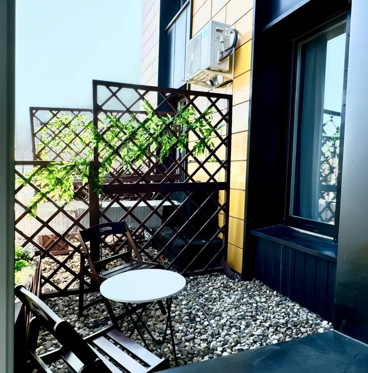 Светлая студия для четырёх гостей рядом с Термы Видное