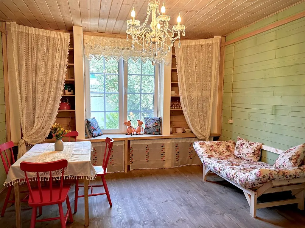 Дом-сказка Прованс с баней и Дедом Морозом