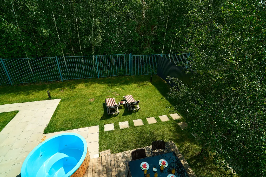 Коттедж Барнхаус с баней, бильярдом и видом на лес — Истра