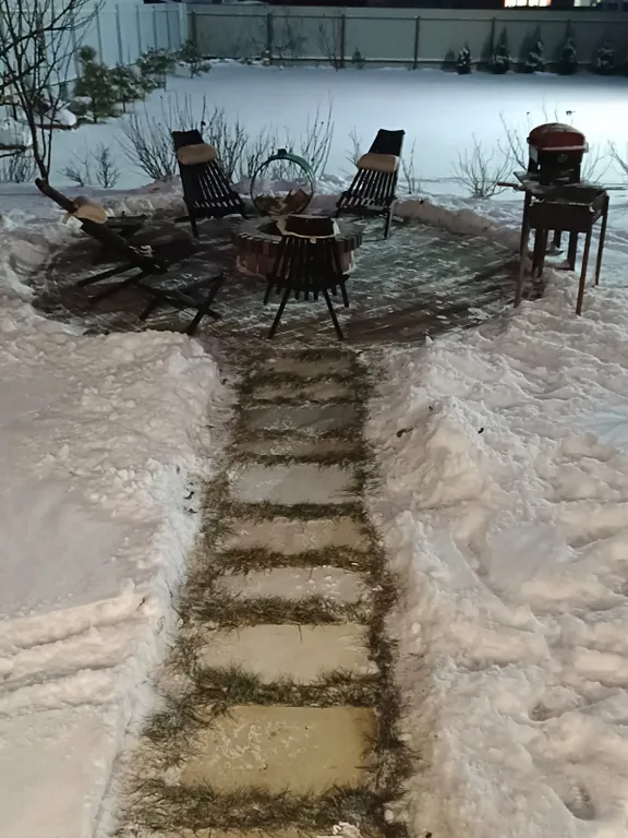 Загородный дом с баней на дровах