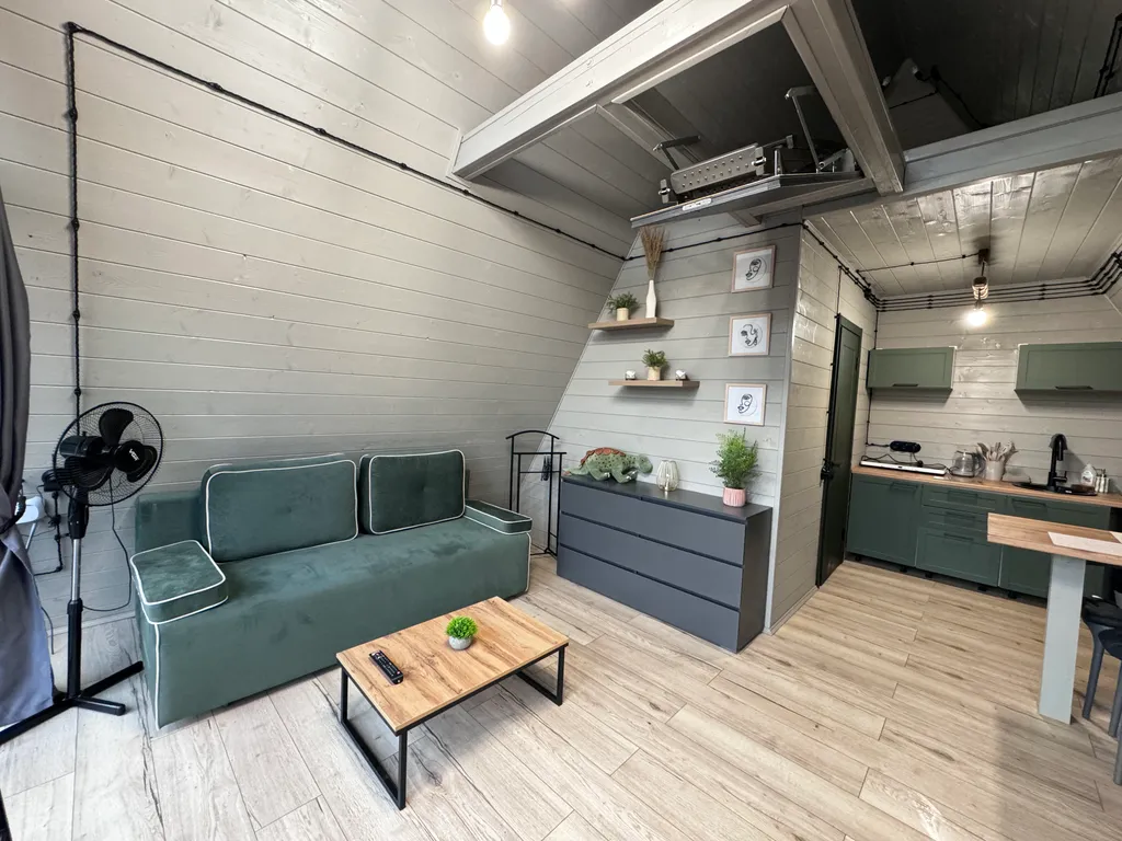 Домик у реки с банным чаном и сап-бордами