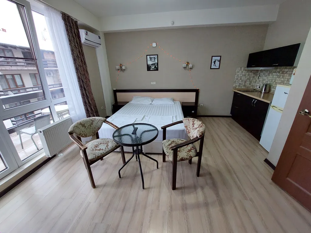 Студия с прекрасным видом на горы