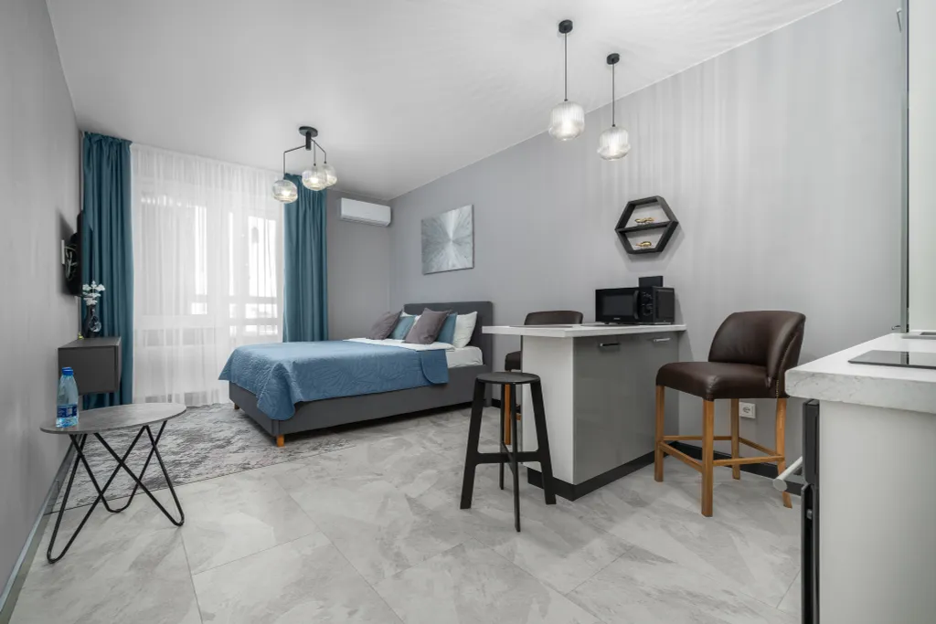 Квартира Квартира Дизайнерская студия в ЖК Сказкаград — Краснодар