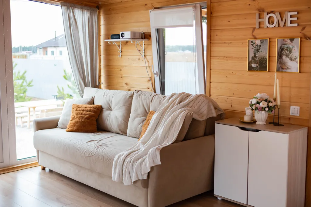 Домик с бассейном с банькой и чаном на дровах