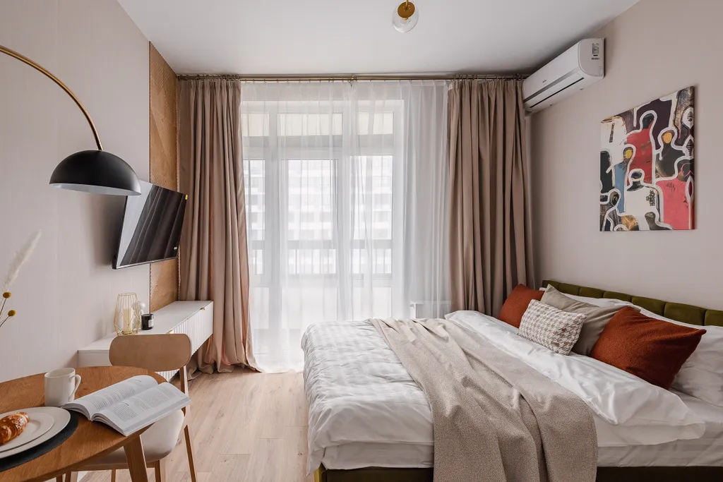 Новая и современная студия рядом с метро