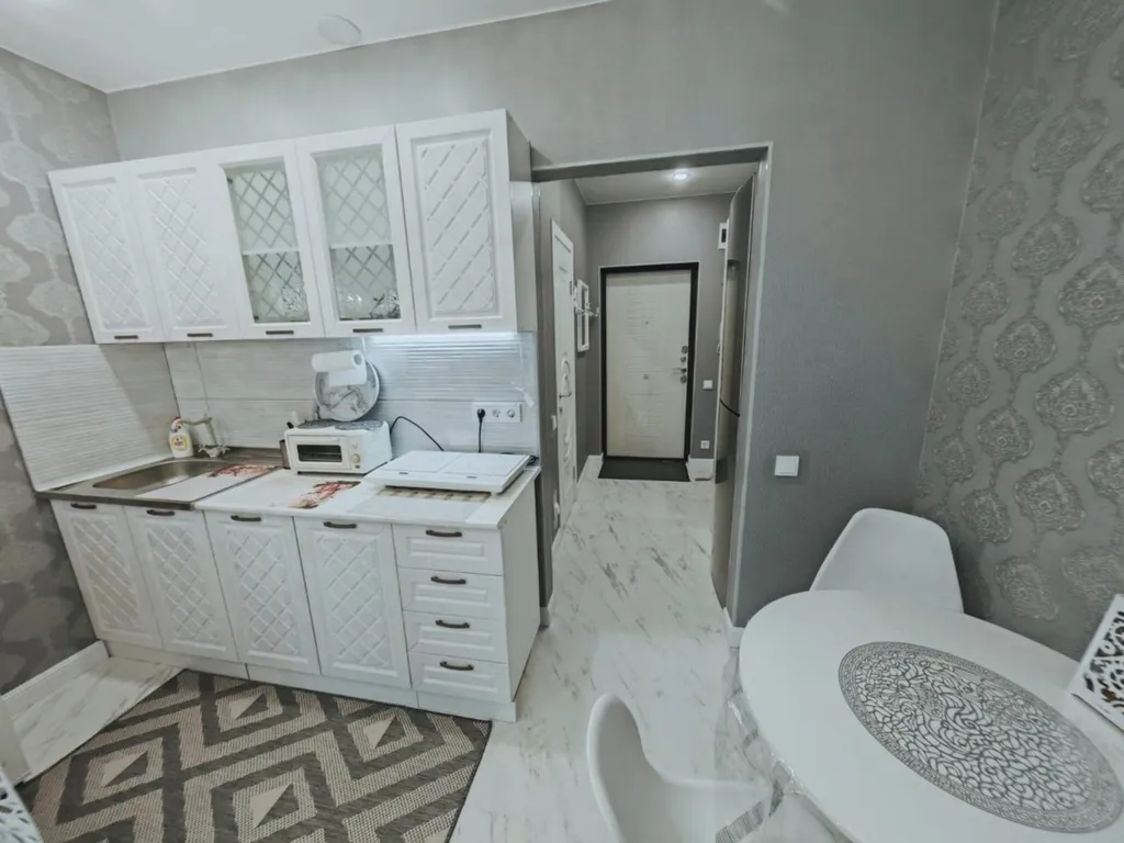 Квартира-студия в новом жк рядом с широким пляжем, удобная локация, всё рядом