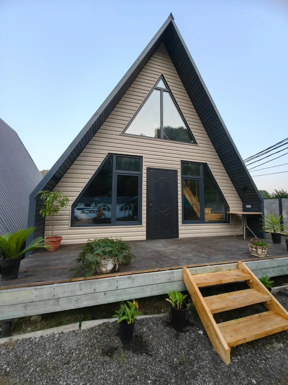 Коттедж А-фрейм у моря — аренда посуточно в Якорная Щель