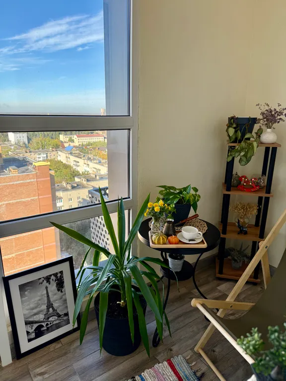 Стильная видовая студия в центре города