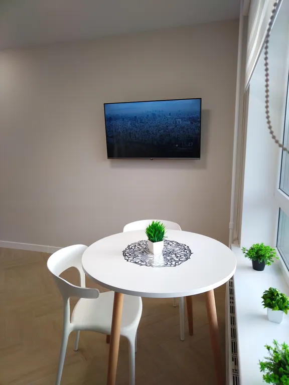 Уютная студия в новом доме с современным ремонтом