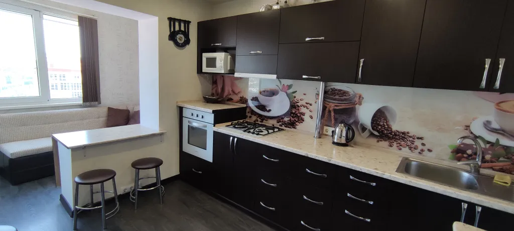 Квартира в спокойном районе, чистый воздух с видом на море и горы