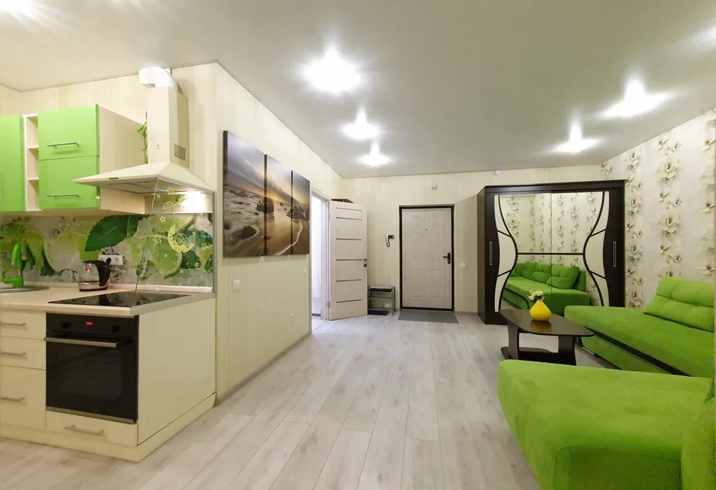 Уютная, новая квартира в пяти минутах от центра города