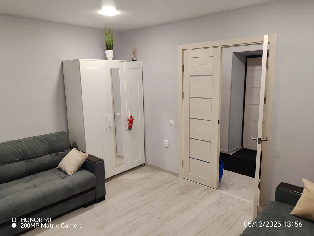 Двухкомнатная квартира, кафе "Васильки"