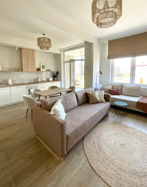 Квартира Двухкомнатная квартира Eco villa у Экспофорума и Пушкина — Санкт-Петербург