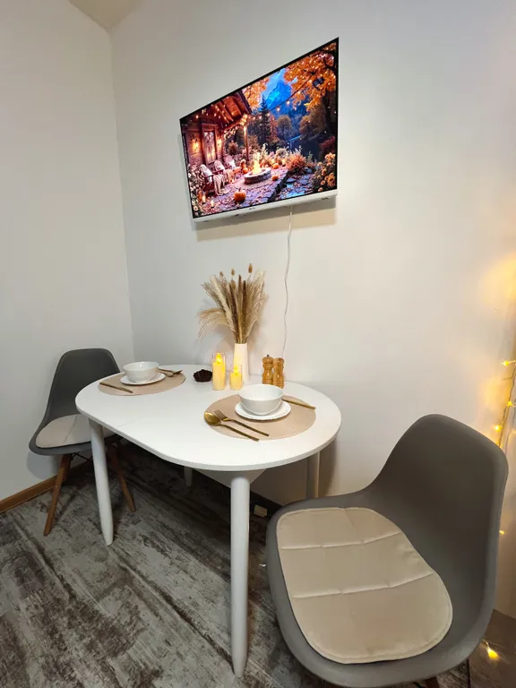 Комфортная студия в спокойных тонах у метро Девяткино