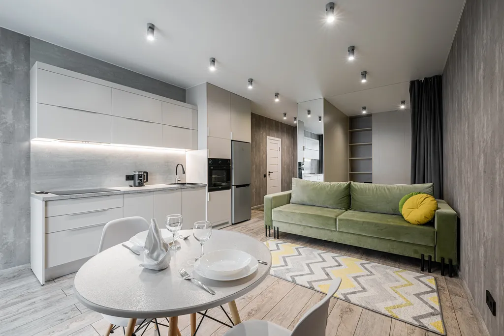 Квартира Шикарная студия с видом на парк Челюскинцев — Минск