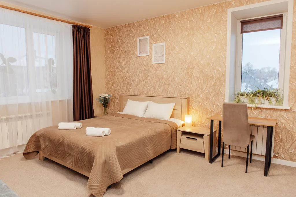 Квартира Семейный номер с двуспальной кроватью и раскладным диваном — аренда посуточно в Йошкар-Ола