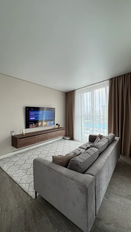 Современная 2-комнатная квартира с дизайнерским ремонтом