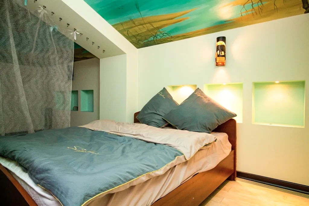 Коттедж Дом на пруду с дровяной сауной и караоке в китайском стиле — Высоково