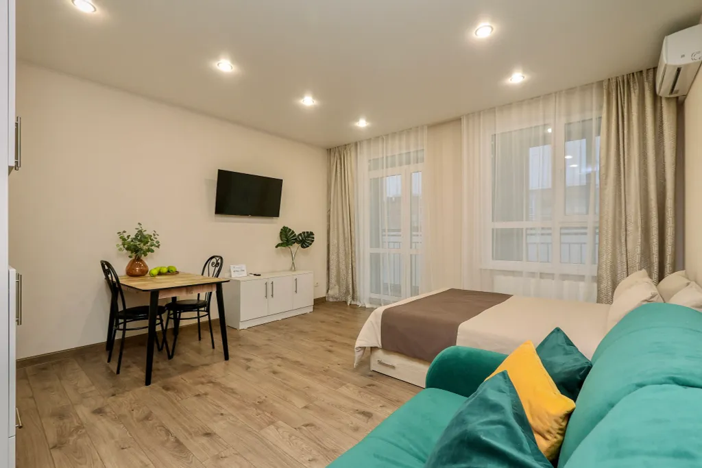 4 Угла: Студия в новом  ЖК РИВЬЕРА, вблизи достопримечательностей