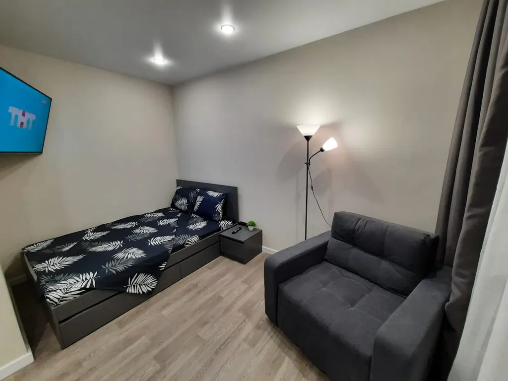 Уютные апартаменты с большой ванной.