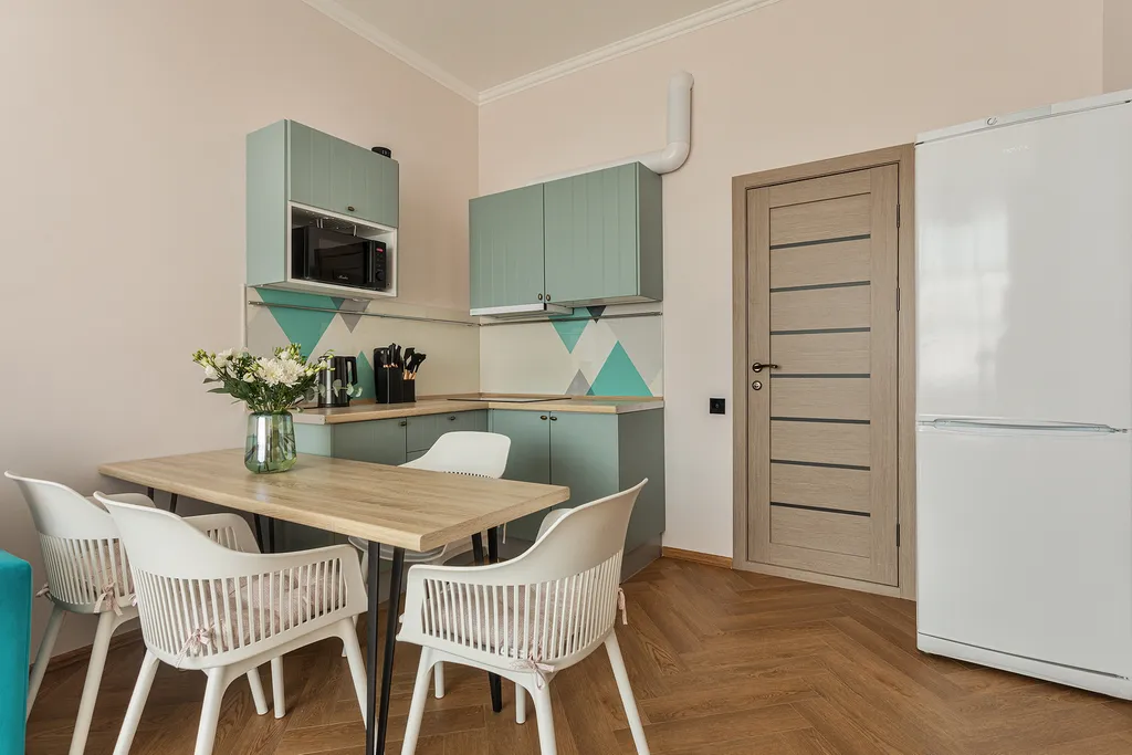 J&N Apartments Четырехместная студия с видом на парк